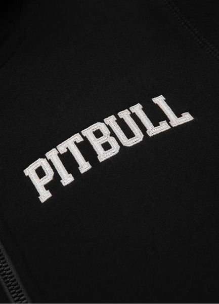 Women&#39;s Hooded Zip-Up Sweatshirt Pit Bull TYRIAN - Black