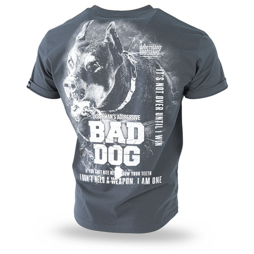 Koszulka T-shirt Dobermans Aggressive "Bad Dog TS310" - grafitowa