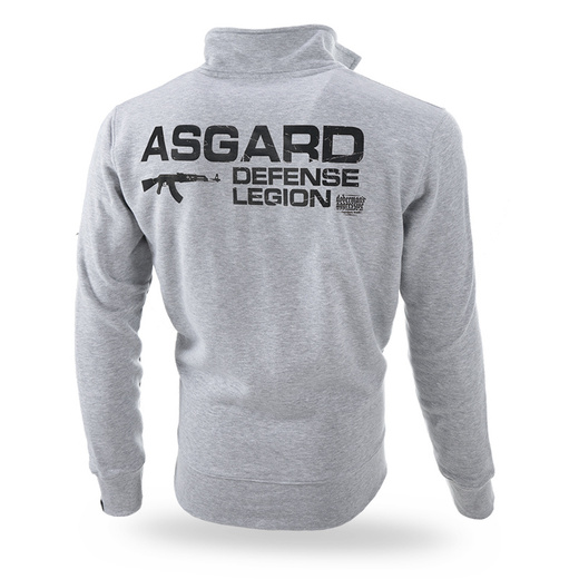 Dobermans Aggressive zip-up sweatshirt &quot;ASGARD BCZ305&quot; - gray