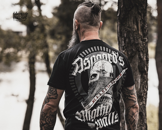 Koszulka T-shirt Dobermans Aggressive "ASGAARD'S" TS282H - beżowa