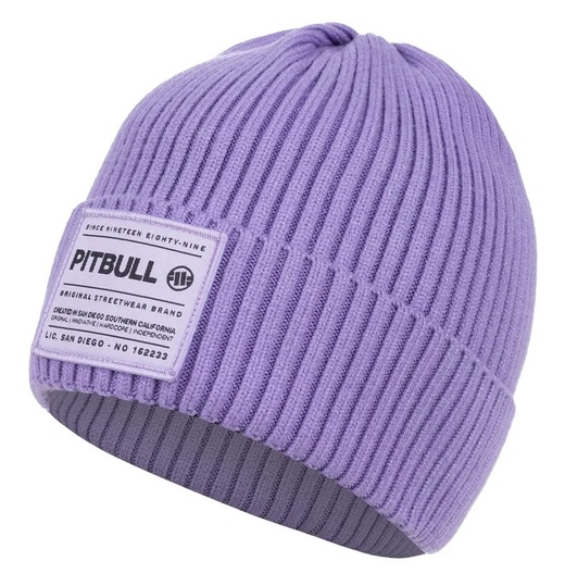 PIT BULL &quot;DOCK&quot; winter hat - lilac