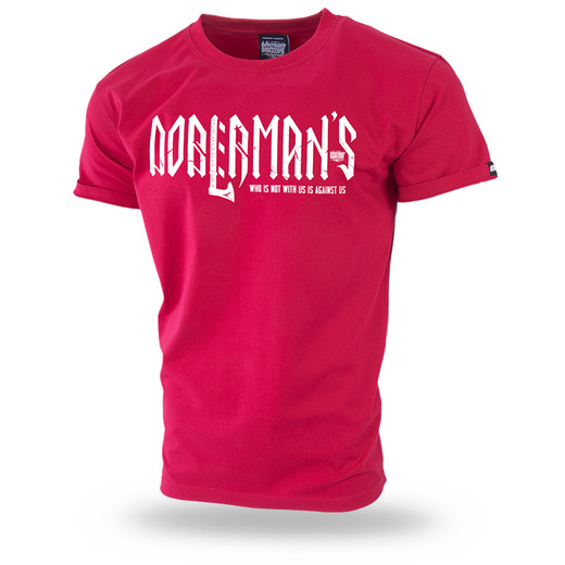 T-shirt Dobermans Aggressive &quot;HATCHETS&quot; TS293C - red