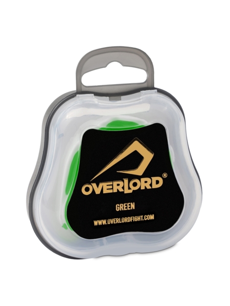 Overlord Mouthguard Single Gel White-Green