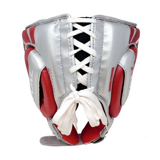  Kask Bokserski Sparingowy Rival RHG100 Professional - red/silver "K"