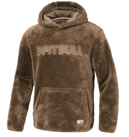 Men&#39;s hoodie PIT BULL &quot;ARAGON&quot; - brown