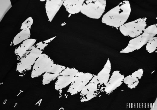 Octagon T-shirt &quot;Teeth&quot; - black