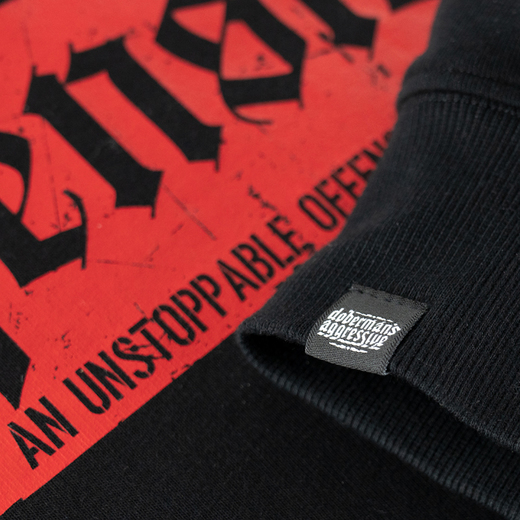 Dobermans Aggressive &quot;An Unstoppable Offenssive BK265&quot; hoodie - black