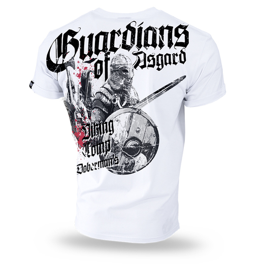 Koszulka T-shirt Dobermans Aggressive "Guardians of Asgard  TS197" - biała