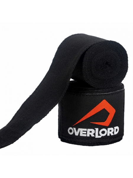 Boxing bandage wraps 3.5 m Overlord - black