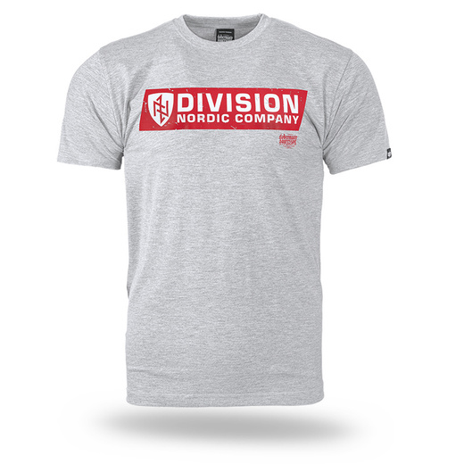 T-shirt Dobermans Aggressive &quot;DIVISION SHIELD TS370E&quot; - gray