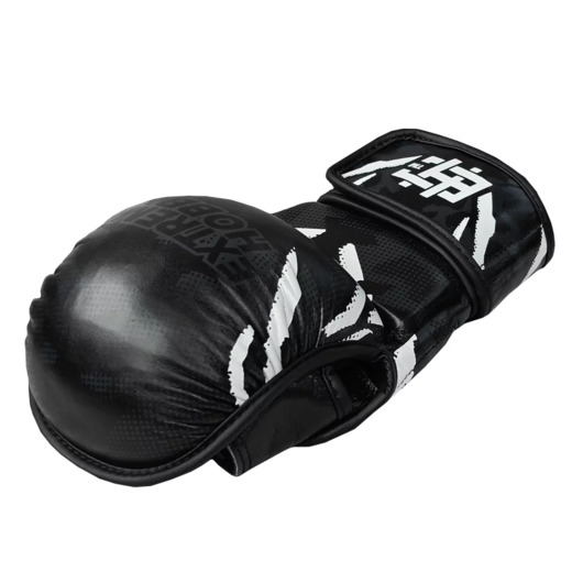 Extreme Hobby MMA Leather Sparring Gloves &quot;BLACK PANTHER&quot; 