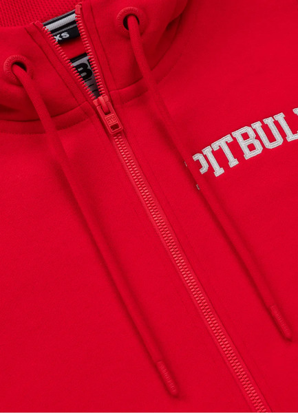 Women&#39;s Zip Hooded Sweatshirt Pit Bull TYRIAN - Red