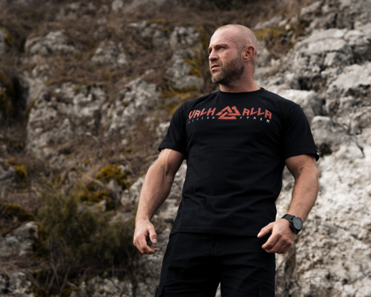 T-shirt Dobermans Aggressive &#39;Mystery Valhalla TS323&#39; - white