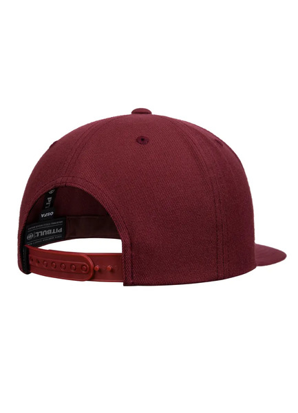 Czapka z daszkiem Snapback PITBULL - burgundowa