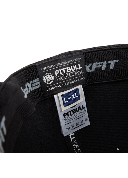 PIT BULL &quot;New logo&quot; Classic Full Cap - white / black