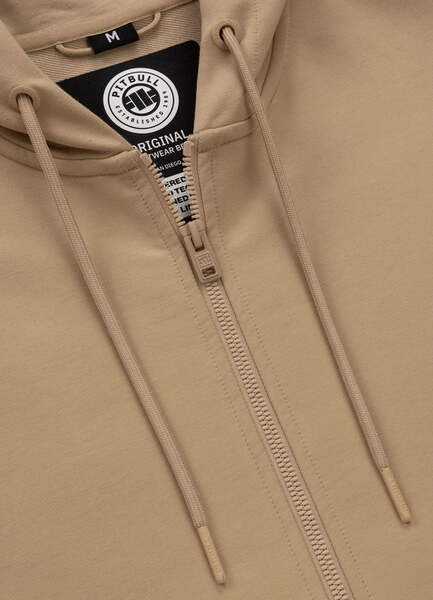 PIT BULL TAPE NUGGET Zip-up Hoodie - Sand