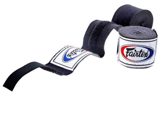 ELASTYCZNE OWIJKI NA DŁONIE FAIRTEX HW2 (black) 4,5m "K"