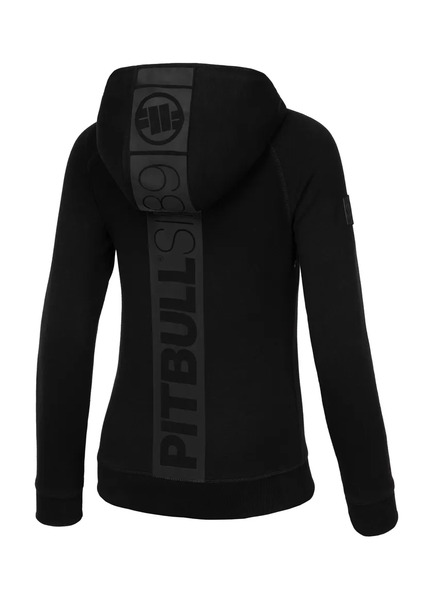 Pit Bull Fuchsia Women&#39;s Zip Hoodie - Black