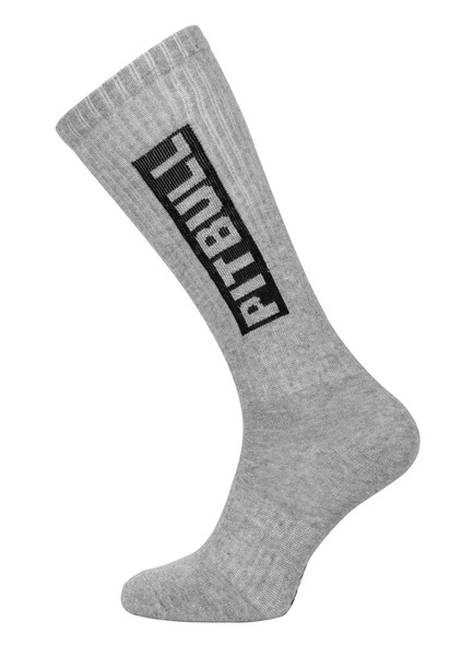 High Crew Pitbull long socks thin 3-pack - gray