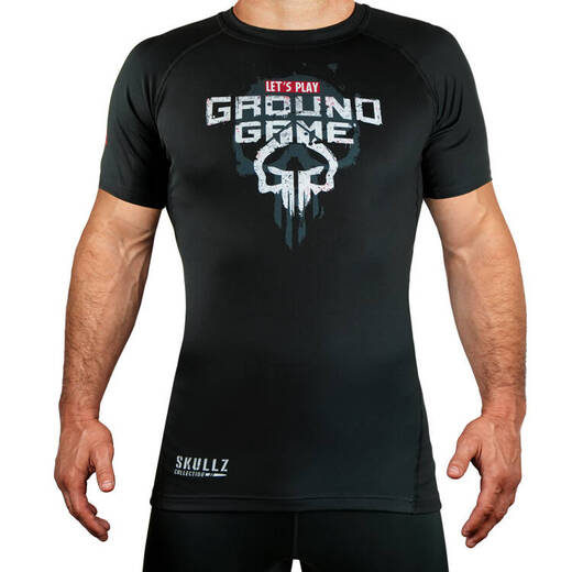 Rashguard Ground Game "SKULLZ" - czarny