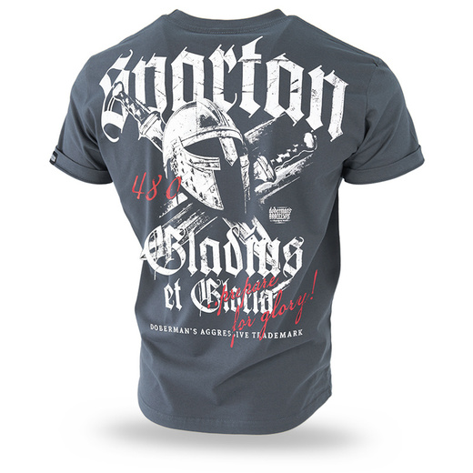 Koszulka T-shirt Dobermans Aggressive "Gladius TS302" - grafitowa