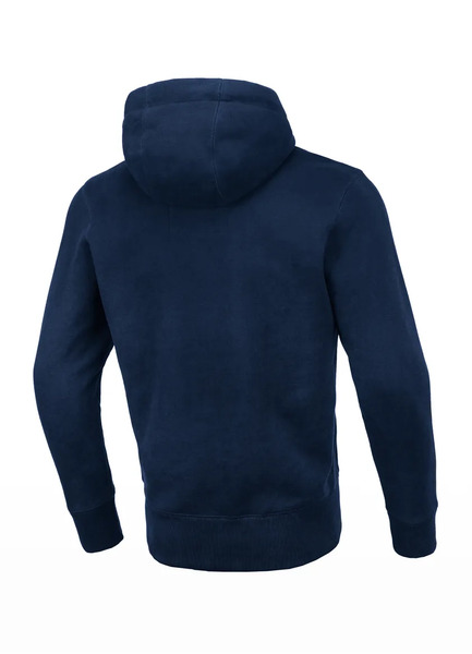 PIT BULL Small Logo Men&#39;s Hoodie - Navy Blue