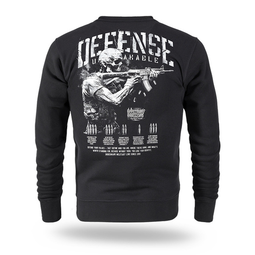 Dobermans Aggressive &quot;DEFENSE UNBREAKABLE BC377A&quot; sweatshirt - black