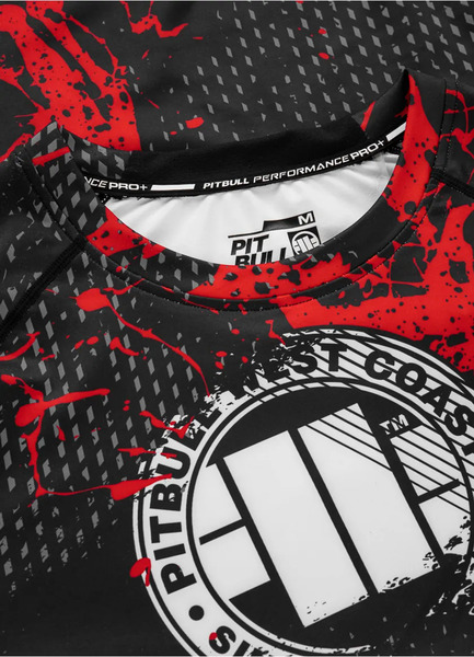 Rashguard PIT BULL longsleeve "Blood Dog II" - czarny