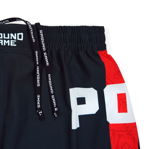 Ground Game MMA POLSKA 2.0 Light Shorts - Black