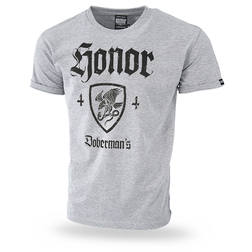 T-shirt Dobermans Aggressive &quot;Honor TS301E&quot; - gray