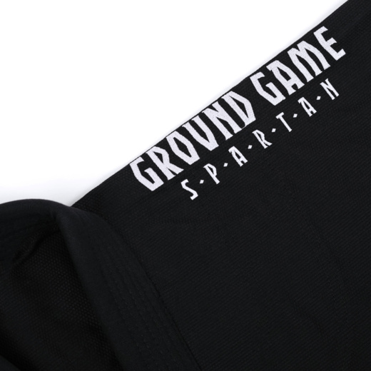 BJJ Ground Game GI &quot;SPARTAN&quot; Kids Kimono - Black