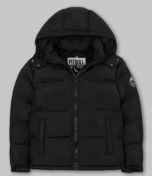 Women&#39;s winter jacket with hood PIT BULL CLEO II - black