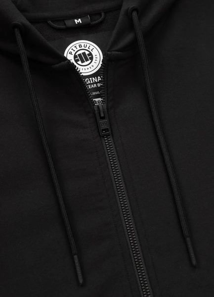 PIT BULL TAPE NUGGET Zip-up Hoodie - Black