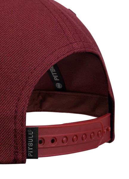 PITBULL snapback cap - burgundy