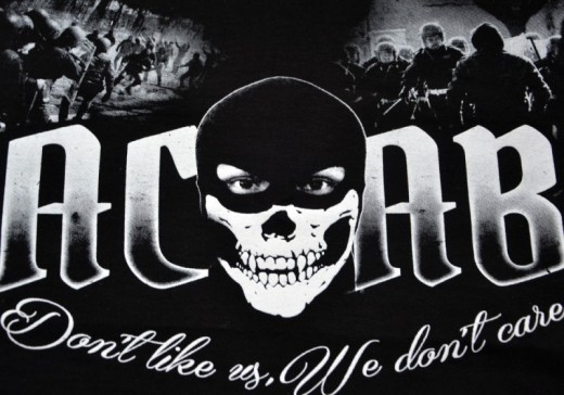 Hoodie &quot;ACAB - Don&#39;t like us ...&quot;