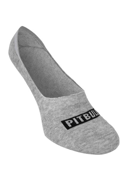 Pitbull ankle socks, thin, 3-pack - gray