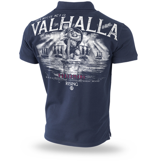 Polo Shirt Dobermans Aggressive &quot;VALHALLA TSP204&quot; - navy blue