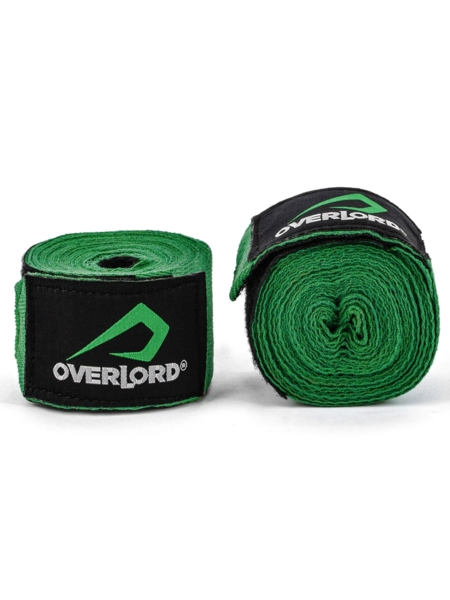 Wrap boxing bandage 4,5 m Overlord - green