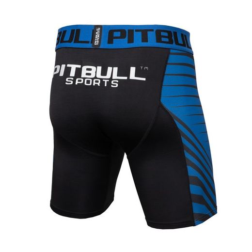 PIT BULL Performance Pro + compression shorts - atomic blue