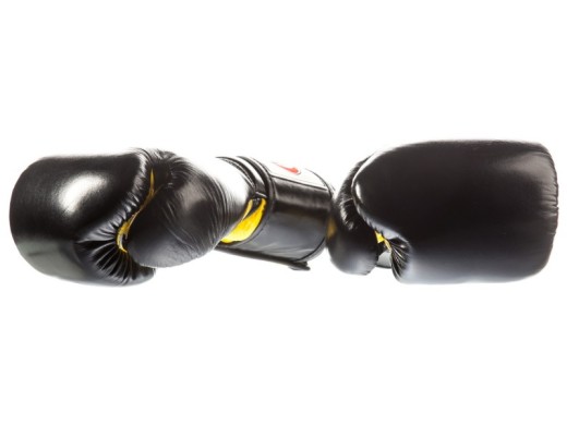 Boxing gloves FAIRTEX BGV9 (black / yellow palm) &quot;Mexican Style&quot; &quot;K&quot;