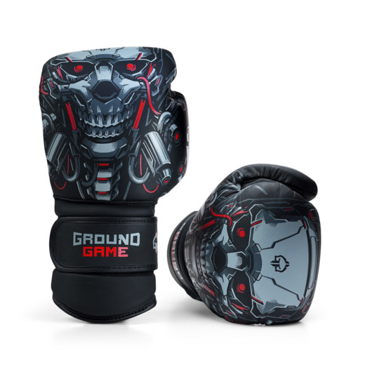 Ground Game &quot;ANDROID&quot; Leather Boxing Gloves 