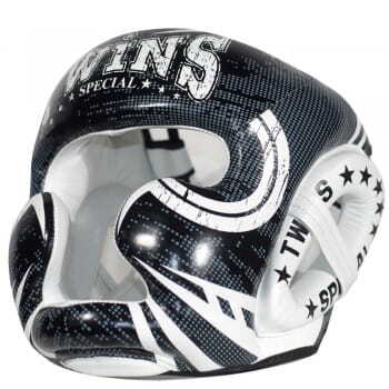 KASK BOKSERSKI SPARINGOWY TWINS SPECIAL FHGL3-TW5 (black/white) 'K"