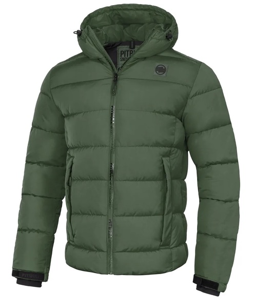 PIT BULL &quot;Airway V&quot; men&#39;s winter jacket - olive