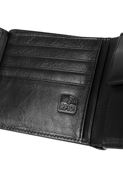 PIT BULL &quot;Poway&quot; Leather Wallet - Black