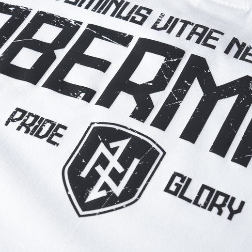 Dobermans Aggressive Polo T-shirt &quot;PRIDE GLORY TSP285&quot; - white