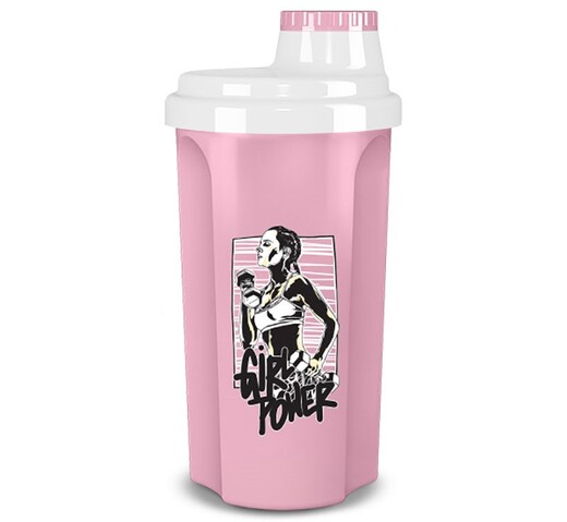 Shaker "Girl Power" Trec 700 ml - różowy