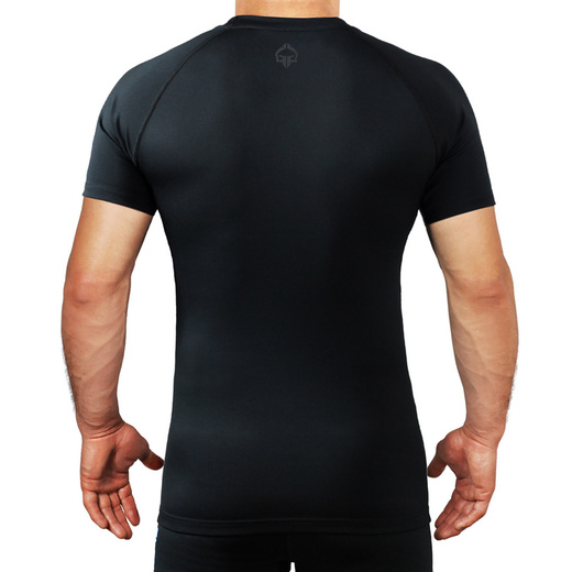 Rashguard Shortsleeve Ground Game ATHLETIC SHADOW BLACK  - czarny