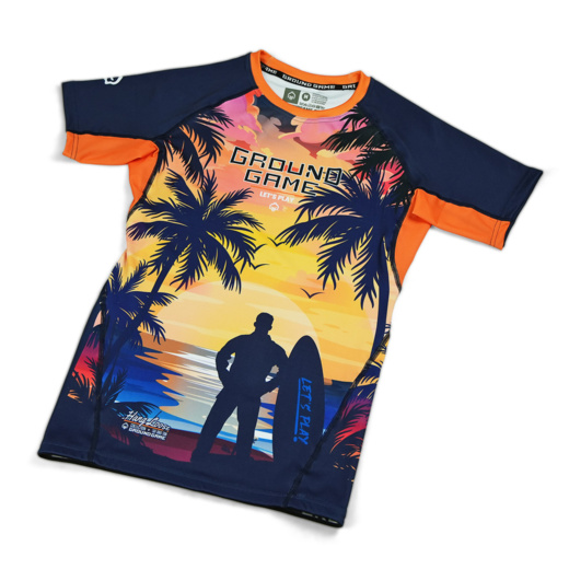 Rashguard Shortsleeve Ground Game HANG LOOSE 