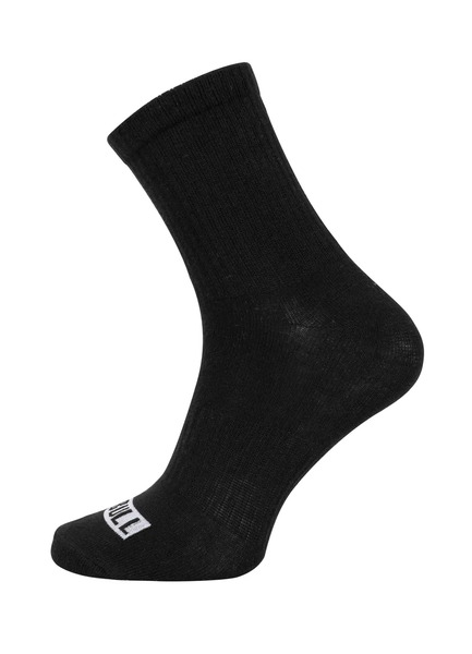 High Ankle Pitbull Thin 3-pack socks - black