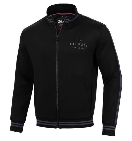 PIT BULL Oldschool Nelson men&#39;s zip-up sweatshirt - black